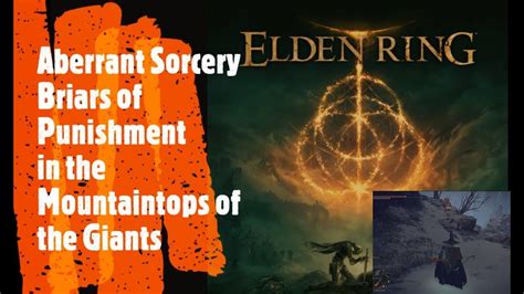 aberrant sorcery elden ring|briars of punishment elden ring.